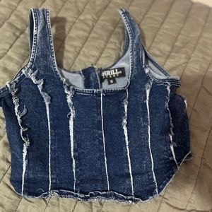 Jean Corset Top